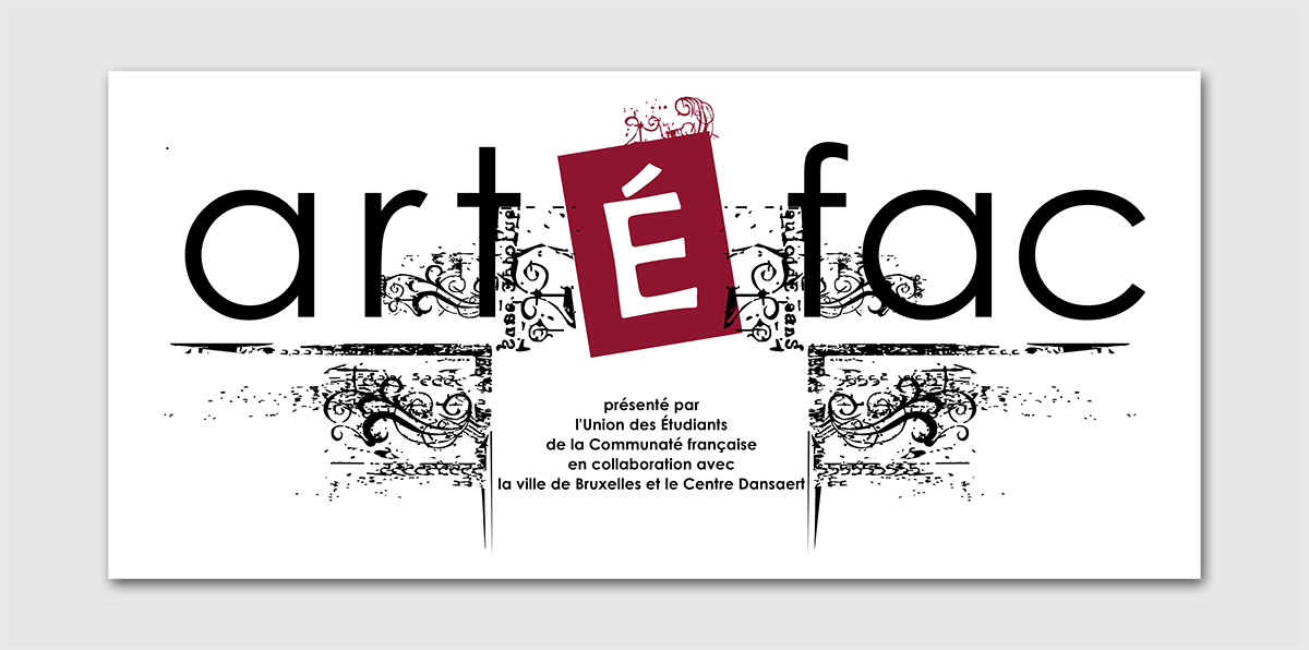 Logo du festival des Arts étudiants organisé par l'UnECof